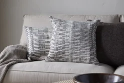Bedroom Textiles|Cushions^Nkuku Aahna Wool Cushion Cover - Charcoal