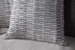 Bedroom Textiles|Cushions^Nkuku Aahna Wool Cushion Cover - Charcoal