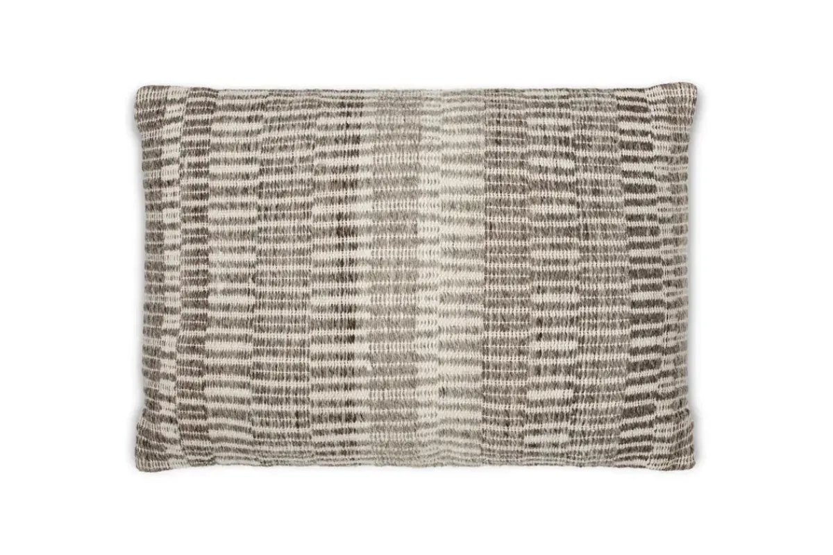 Bedroom Textiles|Cushions^Nkuku Aahna Wool Cushion Cover - Charcoal