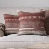 Bedroom Textiles|Cushions^Nkuku Aakash Wool Cushion Cover - Rust