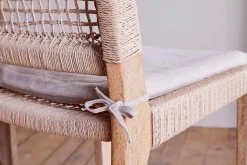 Kitchen & Dining|Bar Stools & Bar Chairs^Nkuku Aamani Mango Wood & Cord Counter Chair - Natural