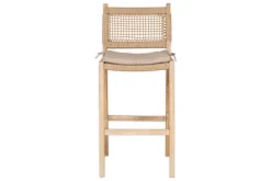 Kitchen & Dining|Bar Stools & Bar Chairs^Nkuku Aamani Mango Wood & Cord Counter Chair - Natural