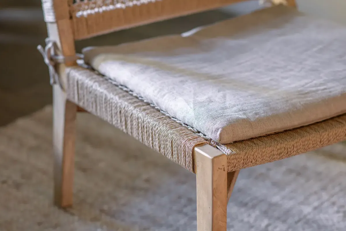 Bedroom|Living^Nkuku Aamani Mango Wood & Cord Occasional Chair - Natural