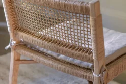 Bedroom|Living^Nkuku Aamani Mango Wood & Cord Occasional Chair - Natural