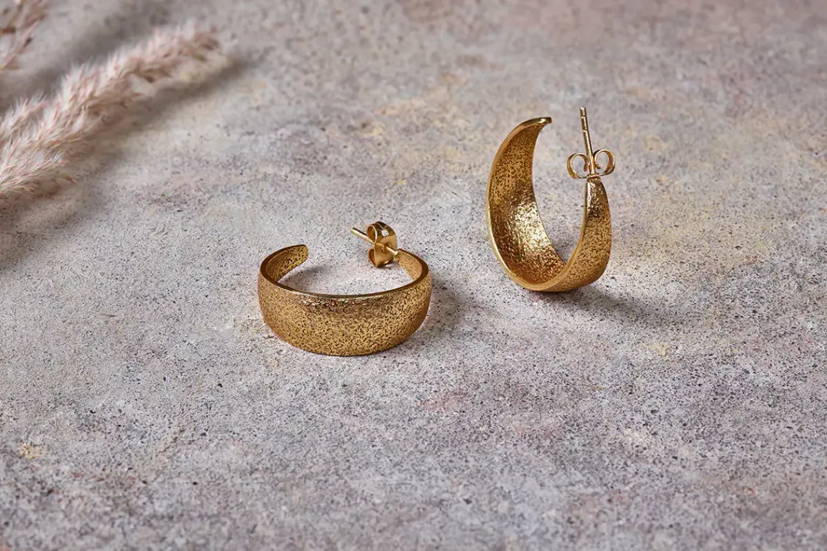 Jewellery & Jewellery Boxes|Jewellery^Nkuku Aavani Earrings - Gold