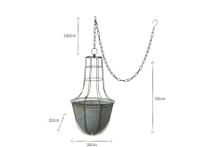 Hanging Planters|Garden Planters^Nkuku Abari Caged Hanging Planter