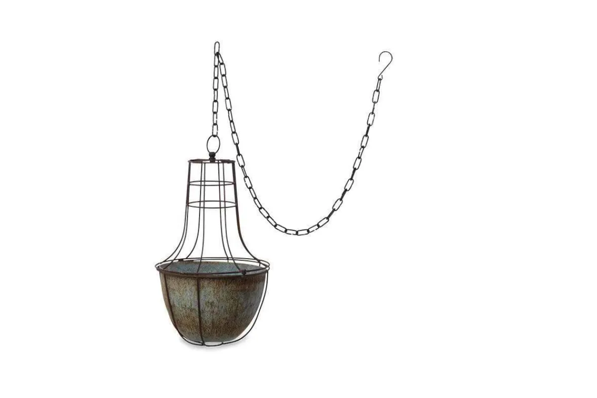 Hanging Planters|Garden Planters^Nkuku Abari Caged Hanging Planter
