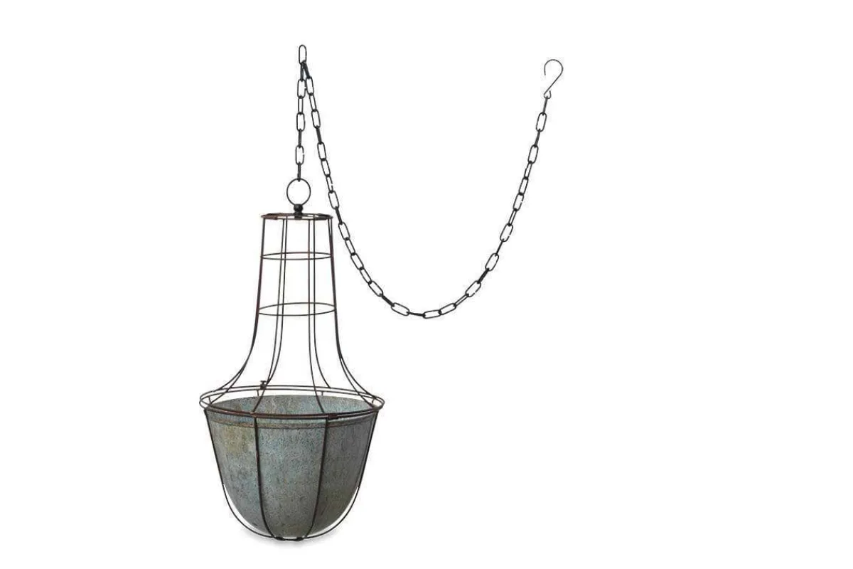 Hanging Planters|Garden Planters^Nkuku Abari Caged Hanging Planter