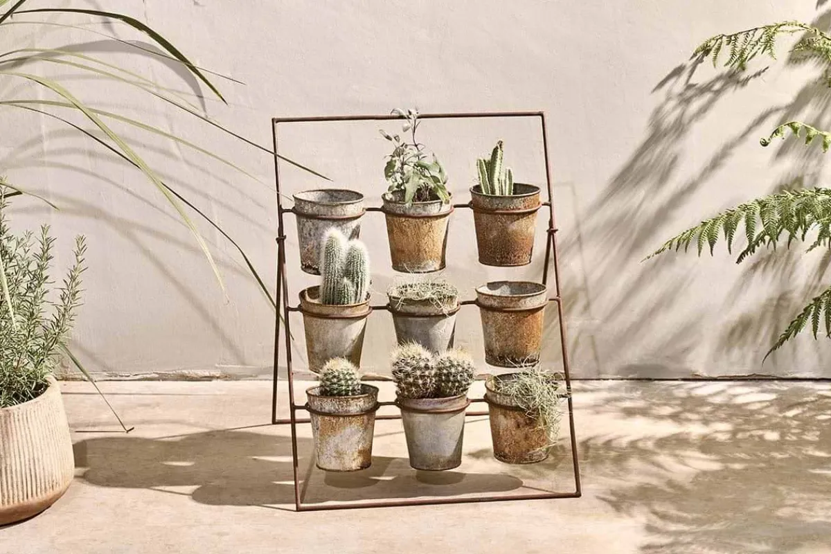 Garden Planters|Garden Décor^Nkuku Abari Planter Stand
