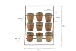 Garden Planters|Garden Décor^Nkuku Abari Planter Stand