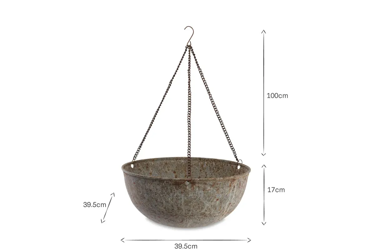 Hanging Planters|Garden Planters^Nkuku Abari Round Hanging Planter