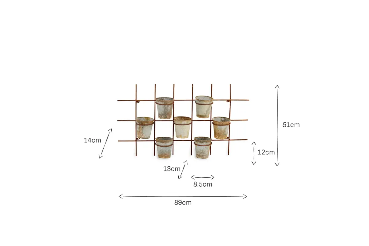 Hanging Planters|Garden Planters^Nkuku Abari Wall Hung Planter