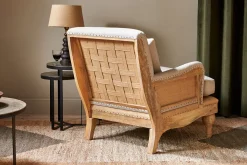 Living|Armchairs^Nkuku Abe Deconstructed Linen Armchair - Stone