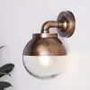 Outdoor Lights^Nkuku Abeo Outdoor Wall Lamp - Antique Brass