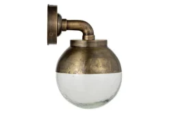 Outdoor Lights^Nkuku Abeo Outdoor Wall Lamp - Antique Brass