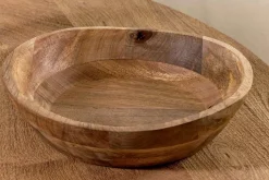 Bowls & Trays|Serving Bowls^Nkuku Adar Mango Wood Bowl