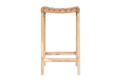 Kitchen & Dining|Bar Stools & Bar Chairs^Nkuku Adembi Woven Leather Counter Stool
