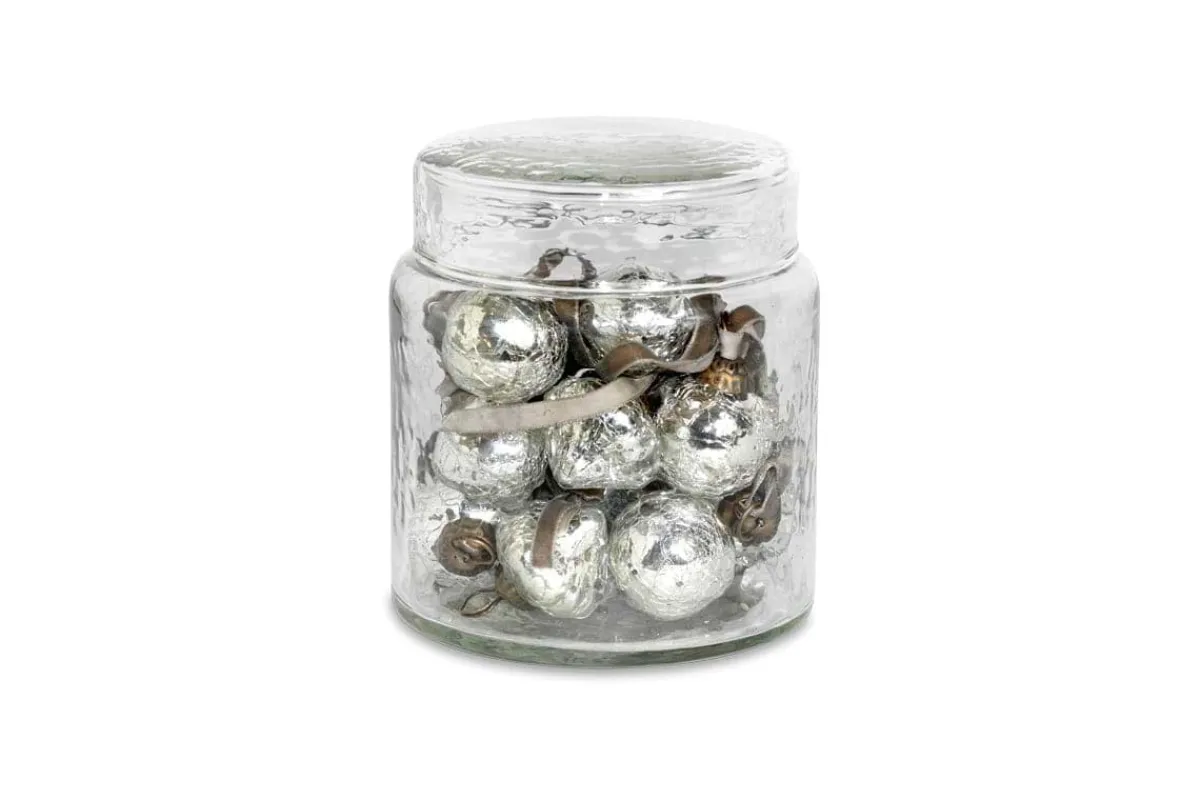 Baubles & Tree Decorations|Shades Of Nature^Nkuku Adisa Bauble Jar - (Set of 16) Antique Silver