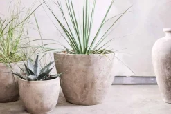 Garden Planters|Garden Décor^Nkuku Affiti Clay Planter - Large