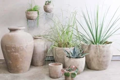 Garden Planters|Garden Décor^Nkuku Affiti Clay Planter - Large