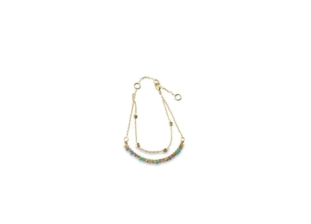 Jewellery & Jewellery Boxes|Jewellery^Nkuku Aja Lolite, Labradorite And Chalcedony Bracelet