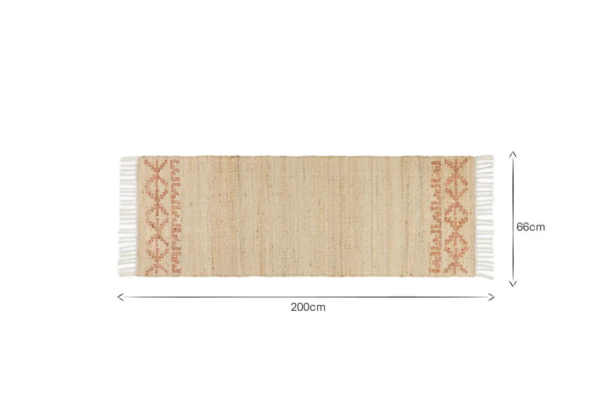 Runners^Nkuku Akari Jute & Cotton Runner - Natural