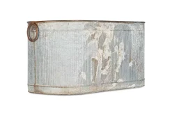 Garden Planters|Garden Décor^Nkuku Akasa Trough Planter - Zinc