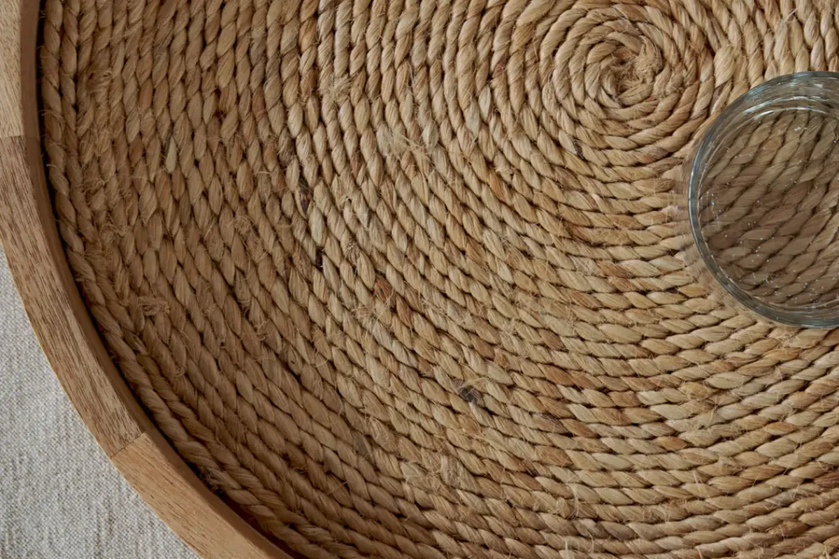 Garden Décor|Trays & Platters^Nkuku Akila Mango Wood Tray - Natural