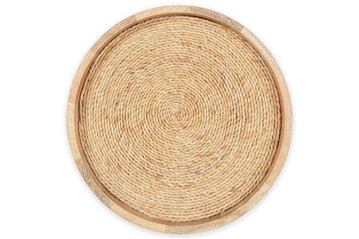 Garden Décor|Trays & Platters^Nkuku Akila Mango Wood Tray - Natural