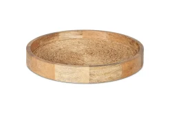 Garden Décor|Trays & Platters^Nkuku Akila Mango Wood Tray - Natural