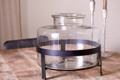 Decorative Home Accessories|Desk Accessories^Nkuku Akoro Recycled Glass Vase - Clear