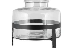 Decorative Home Accessories|Desk Accessories^Nkuku Akoro Recycled Glass Vase - Clear