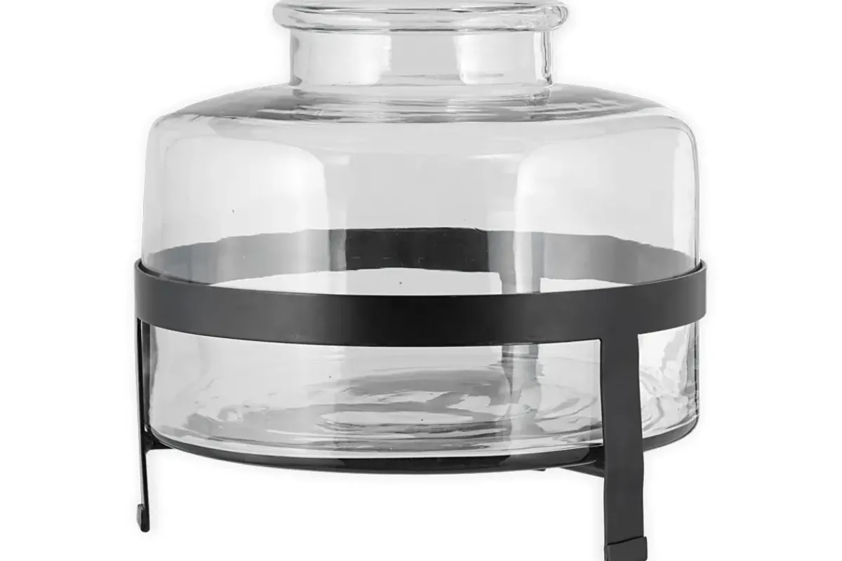 Decorative Home Accessories|Desk Accessories^Nkuku Akoro Recycled Glass Vase - Clear