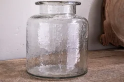 Decorative Home Accessories|Vases^Nkuku Akra Recycled Glass Vase - Clear