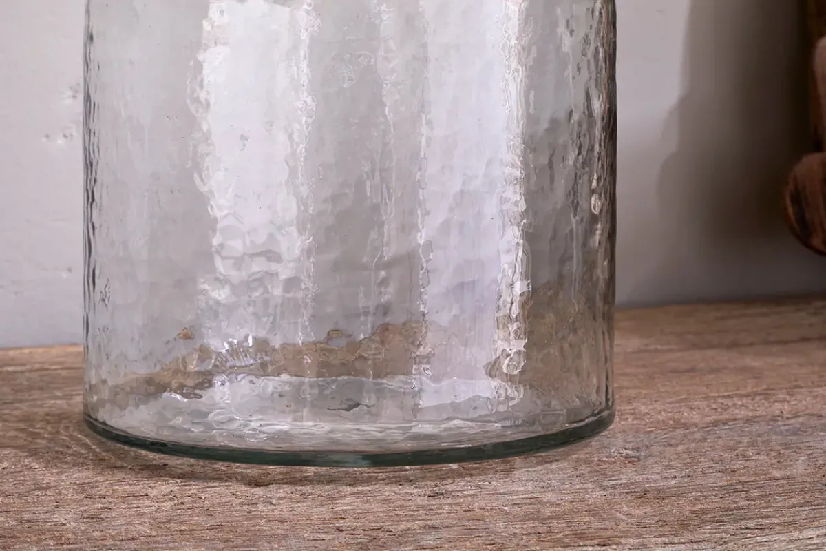 Decorative Home Accessories|Vases^Nkuku Akra Recycled Glass Vase - Clear