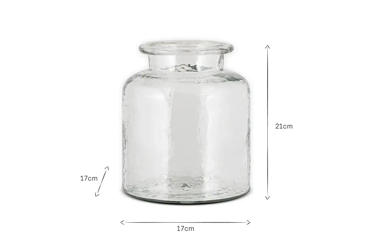 Decorative Home Accessories|Vases^Nkuku Akra Recycled Glass Vase - Clear