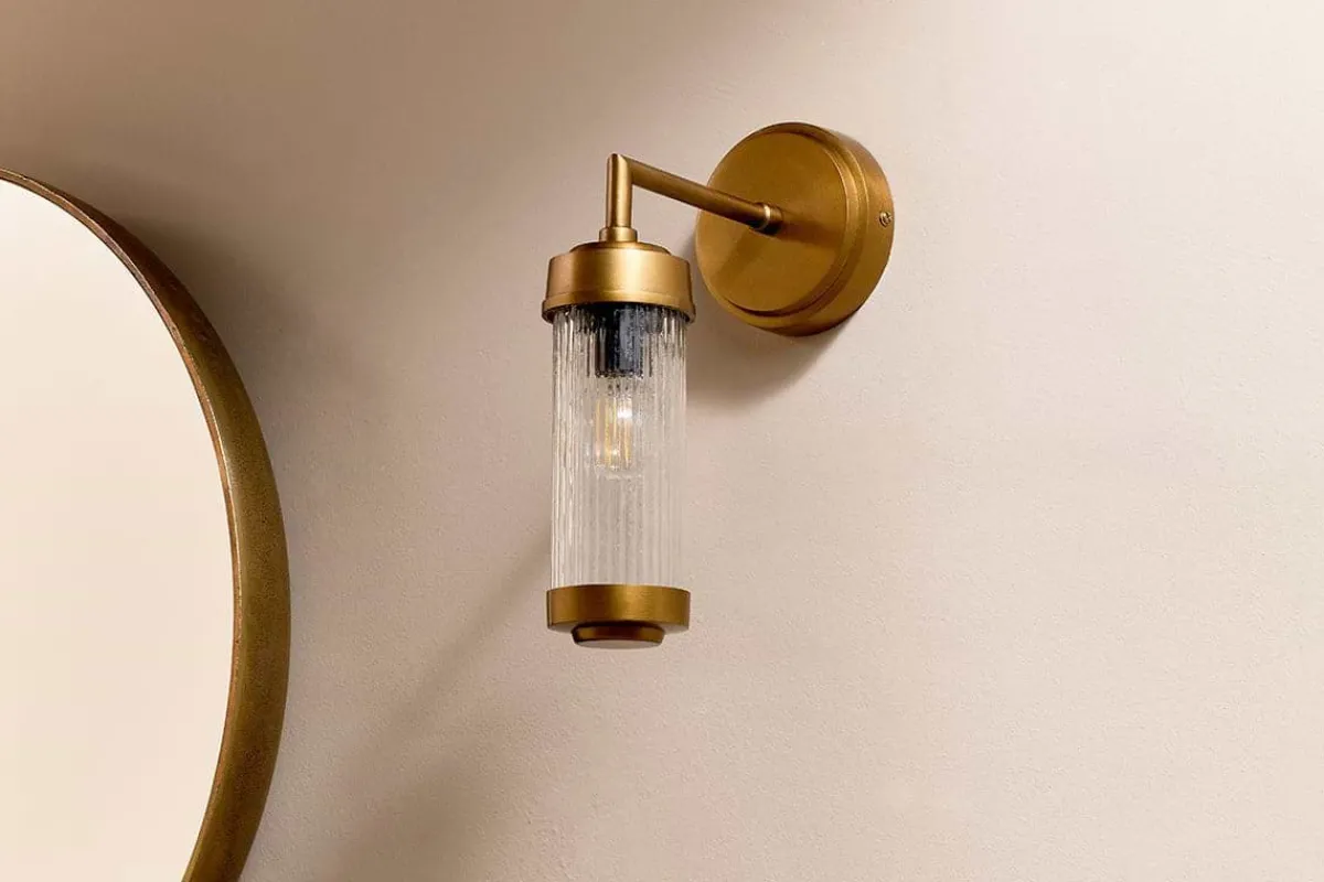 Bathroom Lights|Wall Lights^Nkuku Akurdi Bathroom Single Wall Lamp