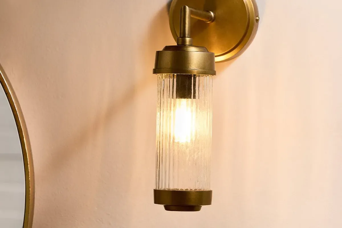 Bathroom Lights|Wall Lights^Nkuku Akurdi Bathroom Single Wall Lamp