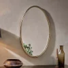 Round Mirrors|Wall Mirrors^Nkuku Almora Oval Mirror
