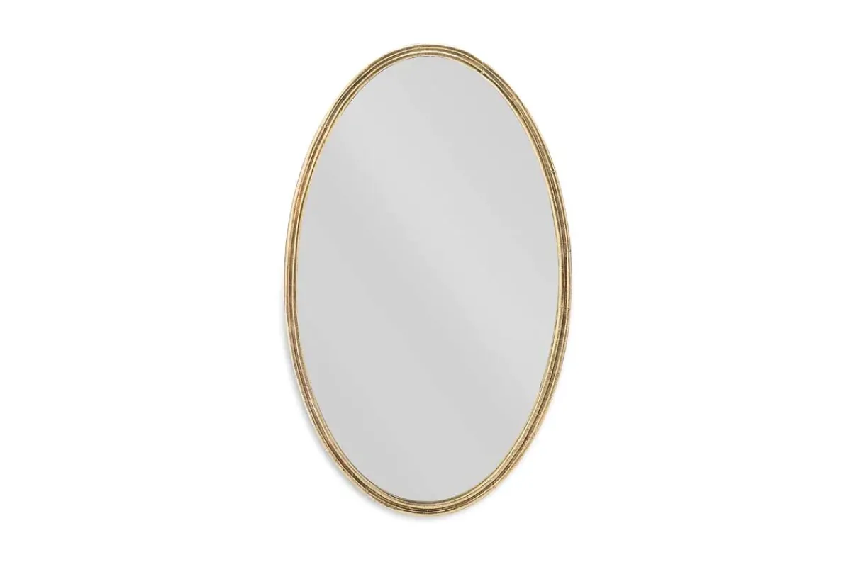 Round Mirrors|Wall Mirrors^Nkuku Almora Oval Mirror