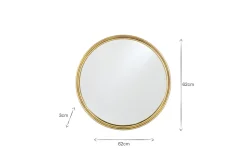 Round Mirrors|Wall Mirrors^Nkuku Almora Round Mirror - Small