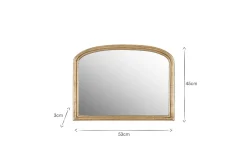 Fireside|Wall Mirrors^Nkuku Almora Wall Mirror - Antique Brass - Extra Small