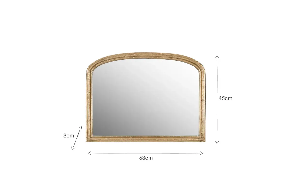 Fireside|Wall Mirrors^Nkuku Almora Wall Mirror - Antique Brass - Extra Small