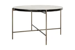 Living|Coffee Tables^Nkuku Aluva Glass Coffee Table - Clear & Antique Brass