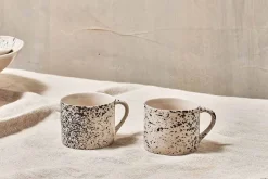 Mugs^Nkuku Ama Splatter Mug - Short (Set of 2)