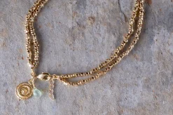 Jewellery & Jewellery Boxes|Jewellery^Nkuku Amale Anklet - Gold