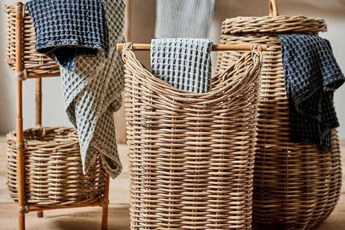 Baskets|Laundry Baskets^Nkuku Amandi Rattan Laundry Bin
