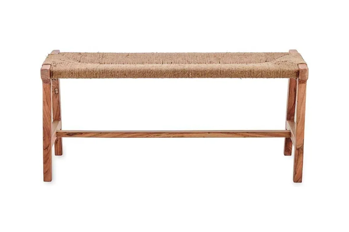 Bedroom^Nkuku Amhara Acacia & Jute Woven Bench