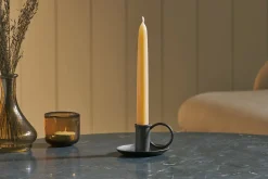 Decorative Home Accessories|Candlesticks^Nkuku Amri Iron Candlestick - Antique Black