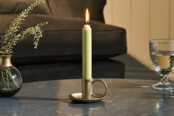 Decorative Home Accessories|Candlesticks^Nkuku Amri Iron Candlestick - Antique Brass